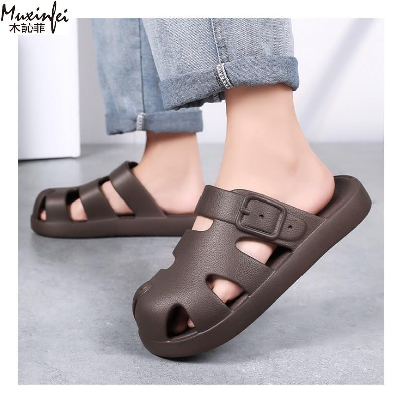 Slippers Men's Summer New Breathable Hollowed Out Korean Version Sandals Soft Sole Comfortable Casual Shoes Free Shipping Shoes