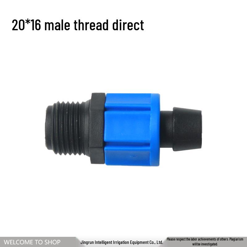 16-teiliges Tropfbewässerungs-Zubehörset: Verbinder, Sprinkler, Band und T-Stücke für die landwirtschaftliche Bewässerung