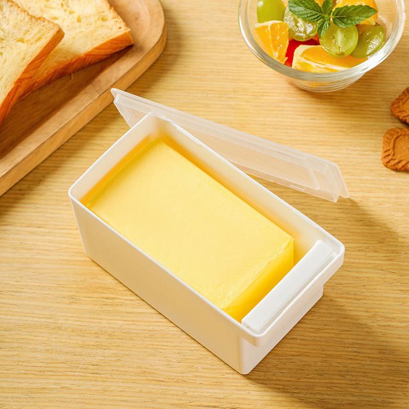 Mísa na máslo s víkem Krabička na uchování čerstvého másla s kráječem Stolní dóza na máslo pro uskladnění v lednici Home