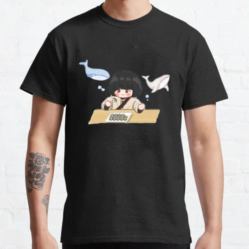 Extraordinary Attorney Woo T Shirt Summer Women Men Kawaii Whale Caring for Autistic Children Graphic Tshirts Korean TV Clothes