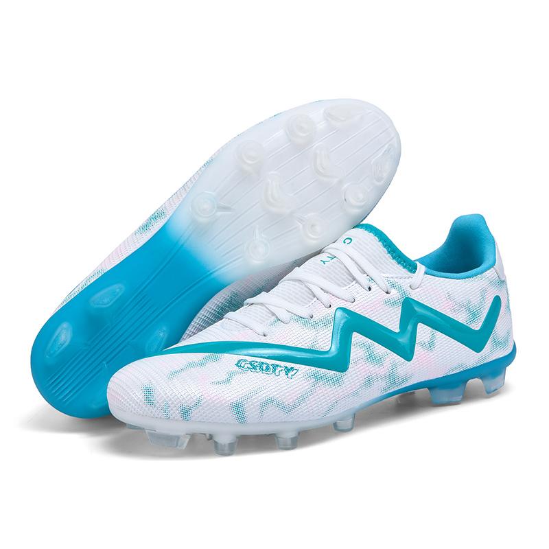 32-45 Fußballschuhe Herren High-Top Fußballschuhe Übergröße Lange Stollen Leder Jungen Fußballschuhe