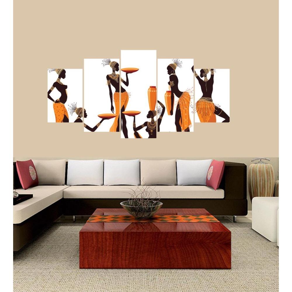 

5 Panel Canvas Wall Art Painting For Modern Interior Decor 20X35 20X45 20X55CM