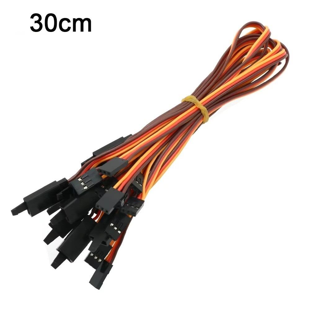 5Pcs Anti-interference Servo Extension Cable Anti-loose Receiver Connection Cable RC Car