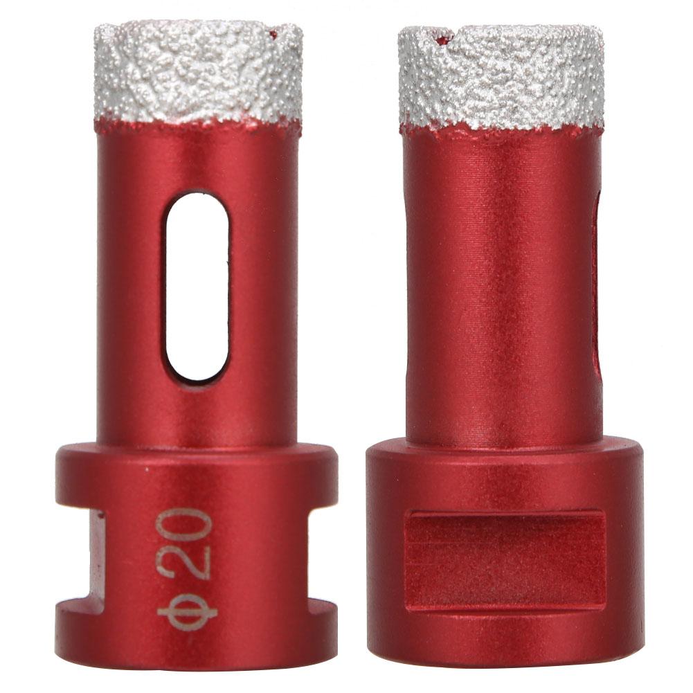2Pcs Hole Saws Bits Female Thread Angle Grinder Accessories for Marble