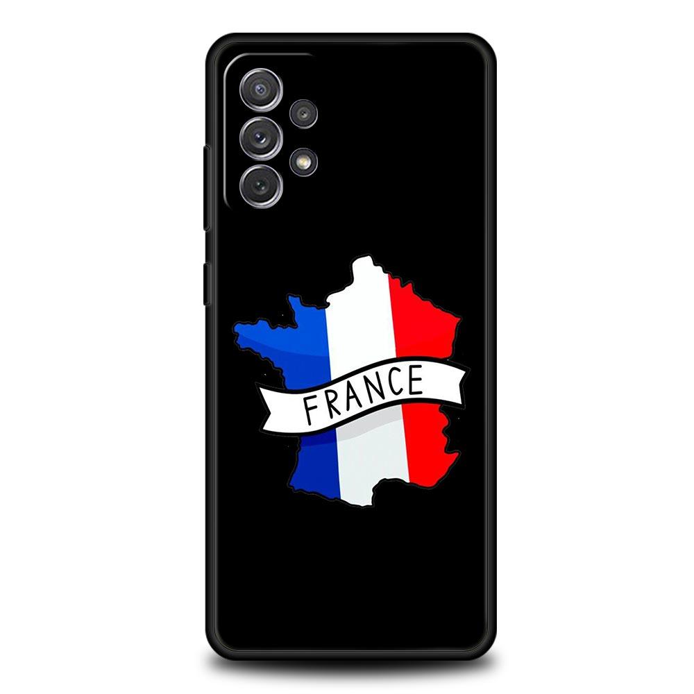 Phone Case For Samsung Galaxy A15 A13 A51 A71 A41 A31 A21S A03S A05 A35 A55 A23 A25 A33 A53 A73 5G Cover France Flag
