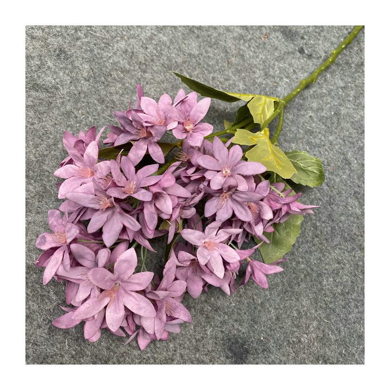 Realistic Snow Silk Orchid Floral Flowers Stems Indoor Decoration Wedding Gift