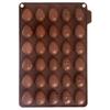 Forma do pieczenia ciastek pralin pralinek silikonowa brązowa jajka SILLINIE ORION 154407