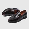 Luxuriöse Slipper Herren Echte Leder Italienische Loafer Schuhe Für Herren Schwarzes Lackleder Formelle Oxford Herren Hochzeitsschuhe