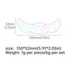 Cross Border New Holiday Series Laser Makeup Freckle Stickers Christmas Hot Stamping Party Glitter Facial