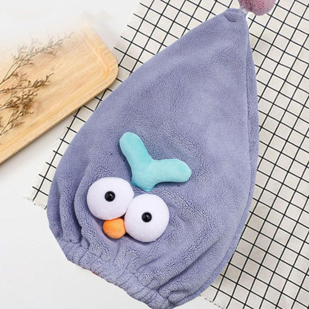 

Personalized Quick Dry Towel Cartoon Quick Drying Head Wrap Creative Bath Cap Adult розовый