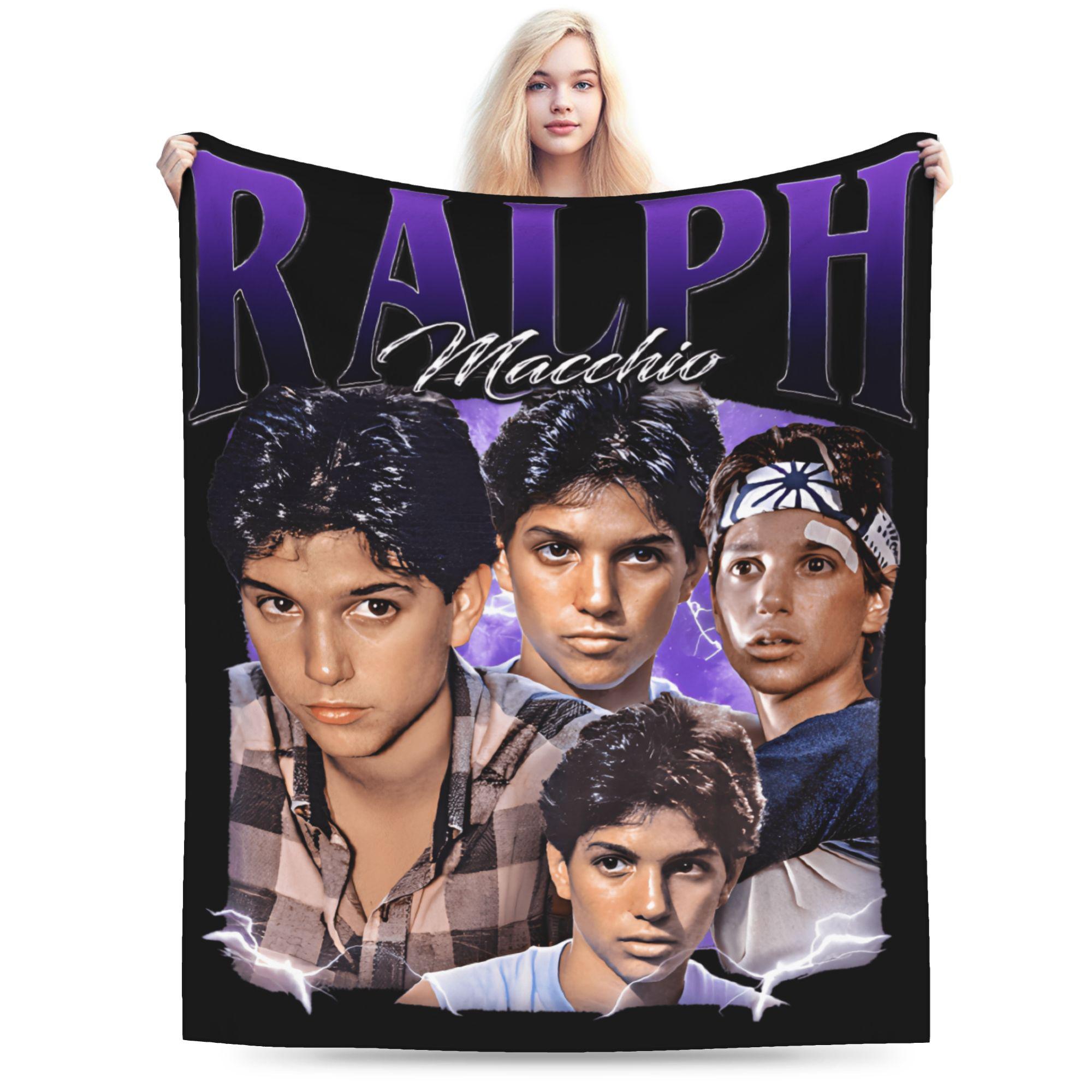 Ralph Macchio Blanket Warm Soft Street Trend Plush Throw Blanket For Child Outdoor Flannel Bedspread Bed Cover 130x150cm