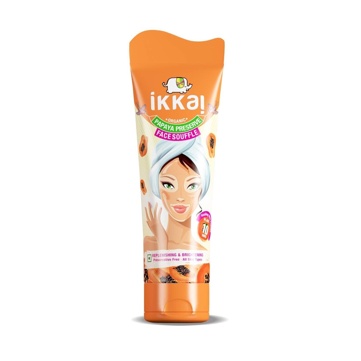 

@IKKAI Organic Papaya Preserve souffle Face Pack 100g H704 VD71-60%OFF