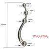 Stainless Steel Double Large Butt Plug Fake Dildo G Spot Metal Anal Beads Plug P-spot Prostate Massager Stick Vaginal Sex Toy