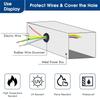 A25F-Rubber Grommet Kit Hollow 200Pcs, Hallow Firewall Grommets Assortment 8 Sizes Wire Grommets For Wiring, Hole Plugs,Automoti