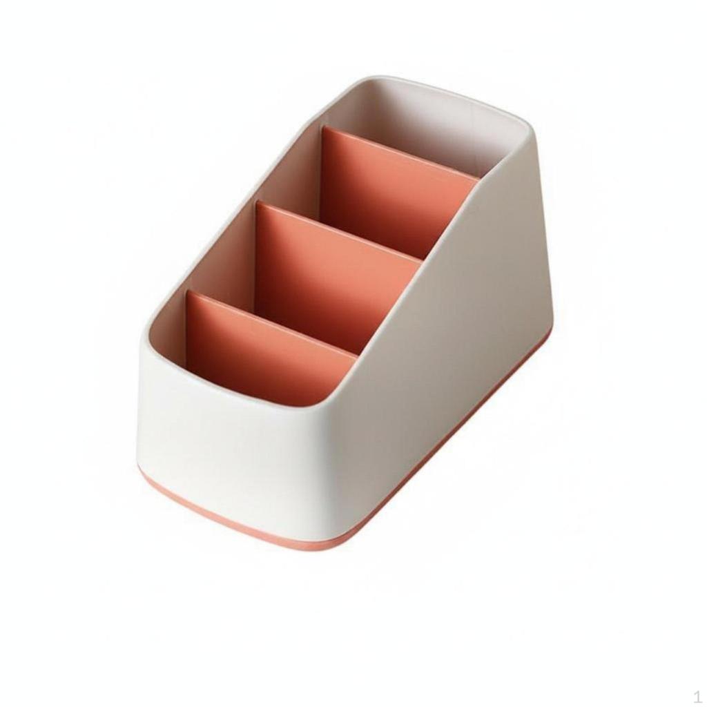 TV Control Holder Minimalist Design Tiered MultiFunctional Desktop Organizer for Office