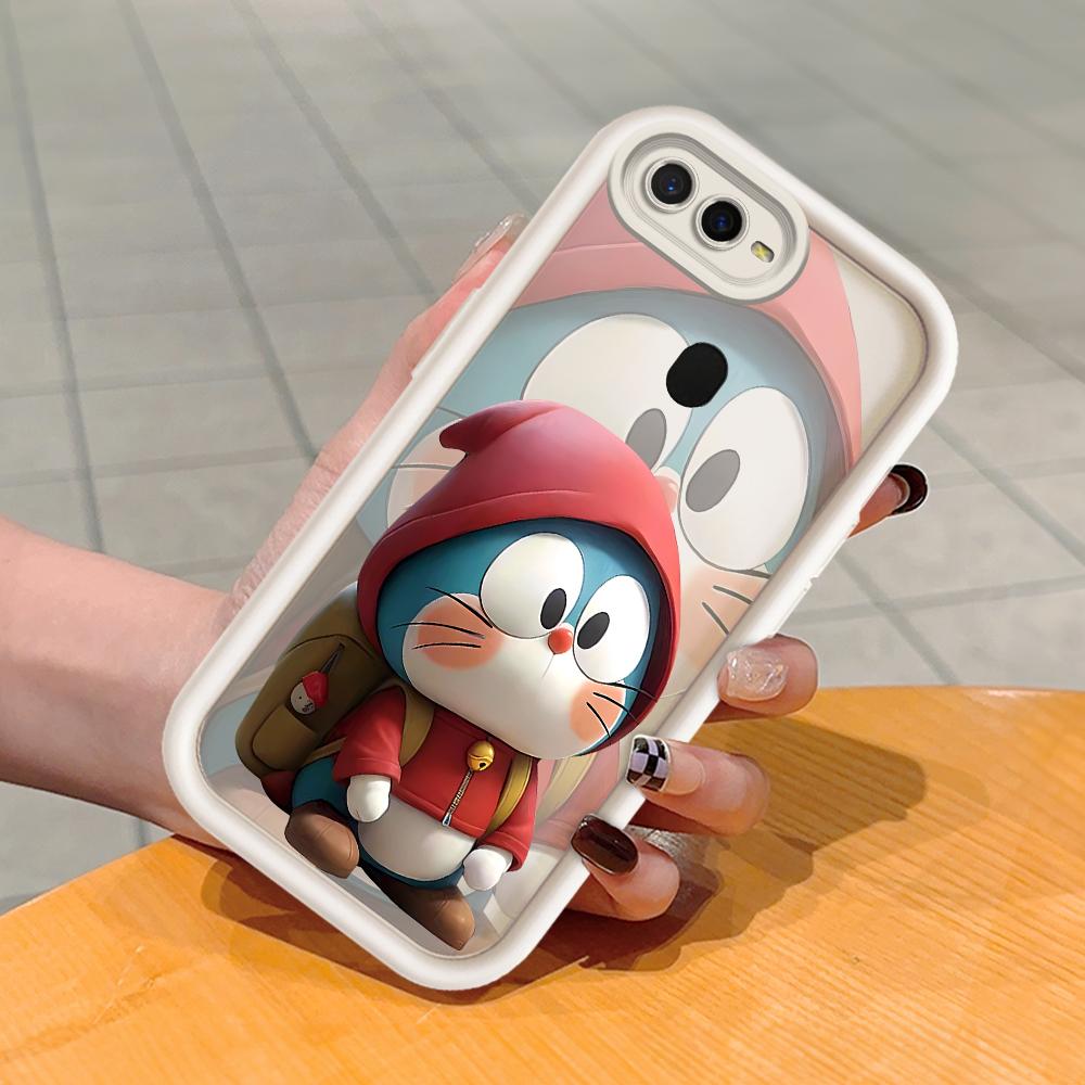 Měkké silikonové čtvercové žebříky kreslený vzor plný kryt ochrana fotoaparátu nárazuvzdorné pouzdro pro Huawei Honor Xiaomi Redmi Samsung