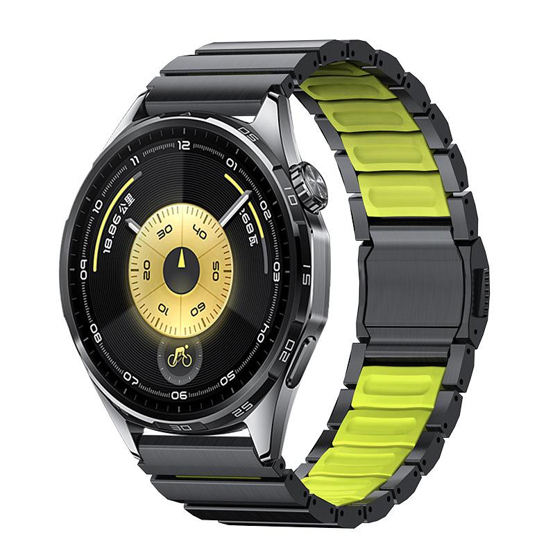 22mm Titanium Metal Band For Huawei Ultimate 2 1 Strap Magnetic Correa For Huawei Watch GT6pro GT5 46mm Amazfit T-rex3PRO 48mm