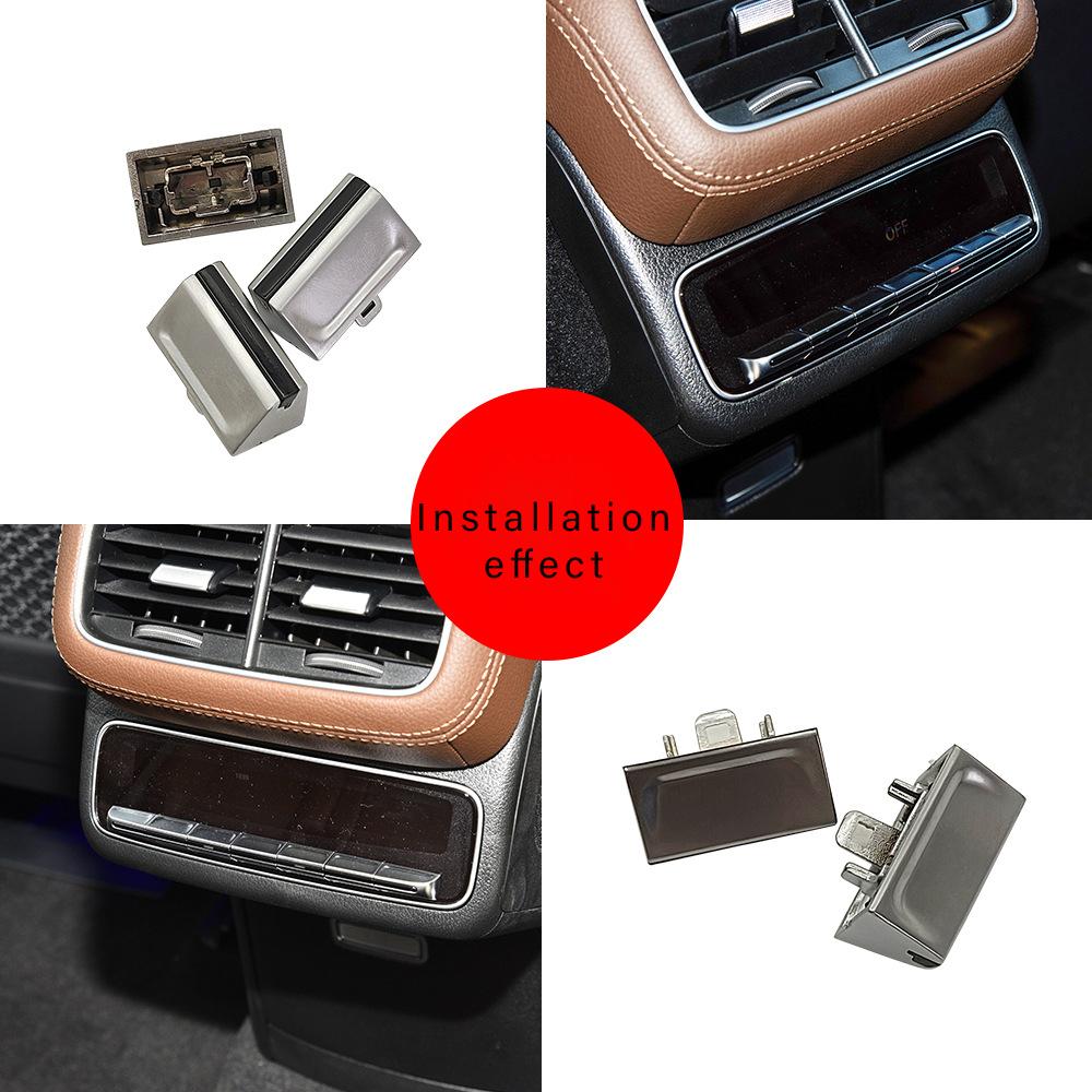 For Mercedes Benz W167 GLE GLS Rear Air Conditioning Switch Adjustment Button Rear Multimedia Switch Button Cover