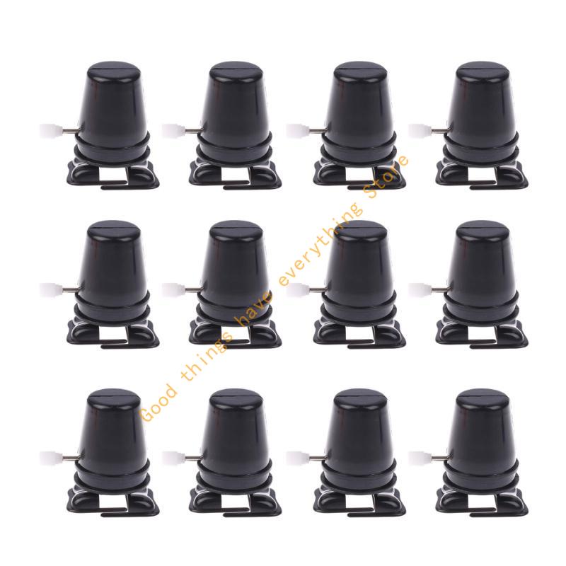 Set of 12 Small Wind up Robot Plastic Simple Operations Wind up Robot for Kids' Learning and Adults' Collection 55KF