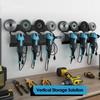 Angle Grinder Holder Wall Mount Steel Angle Grinder Stand Disc Grinder and Cable Storage Rack for Angle Grinder Cutters Polisher
