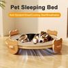 Removable Summer Cat Hammock Round/Rectangle Pet Sleeping Couch Cat Scratcher Board Small Animal
