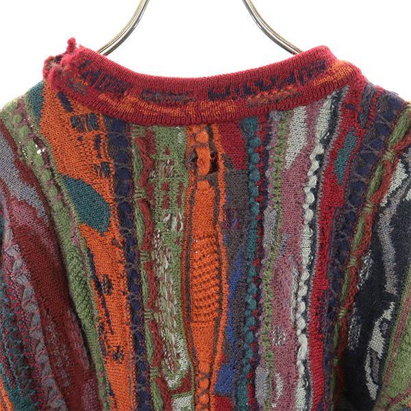 Coogi 90s Old 3D Overall Handle Long Sleeve Wool Sweater M Knit Men's Used