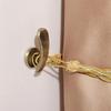 2Pcs Retro Practical Mounted Metal Hooks Curtain Tieback Curtain Hooks Wall Hanger Curtain Holder Home Decor Accessories