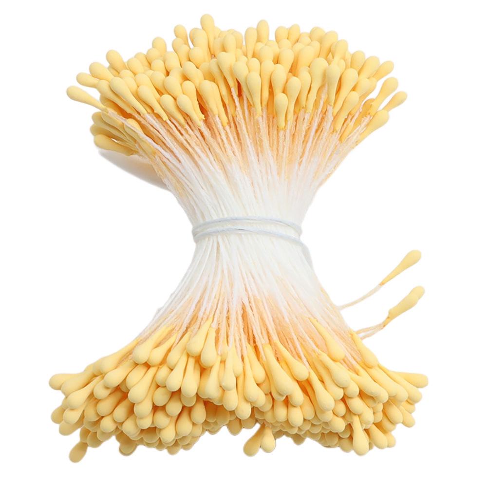 2mm 390 Root Matte Heart Flower Simulation, Eco-Friendly Rose Lily Stamen