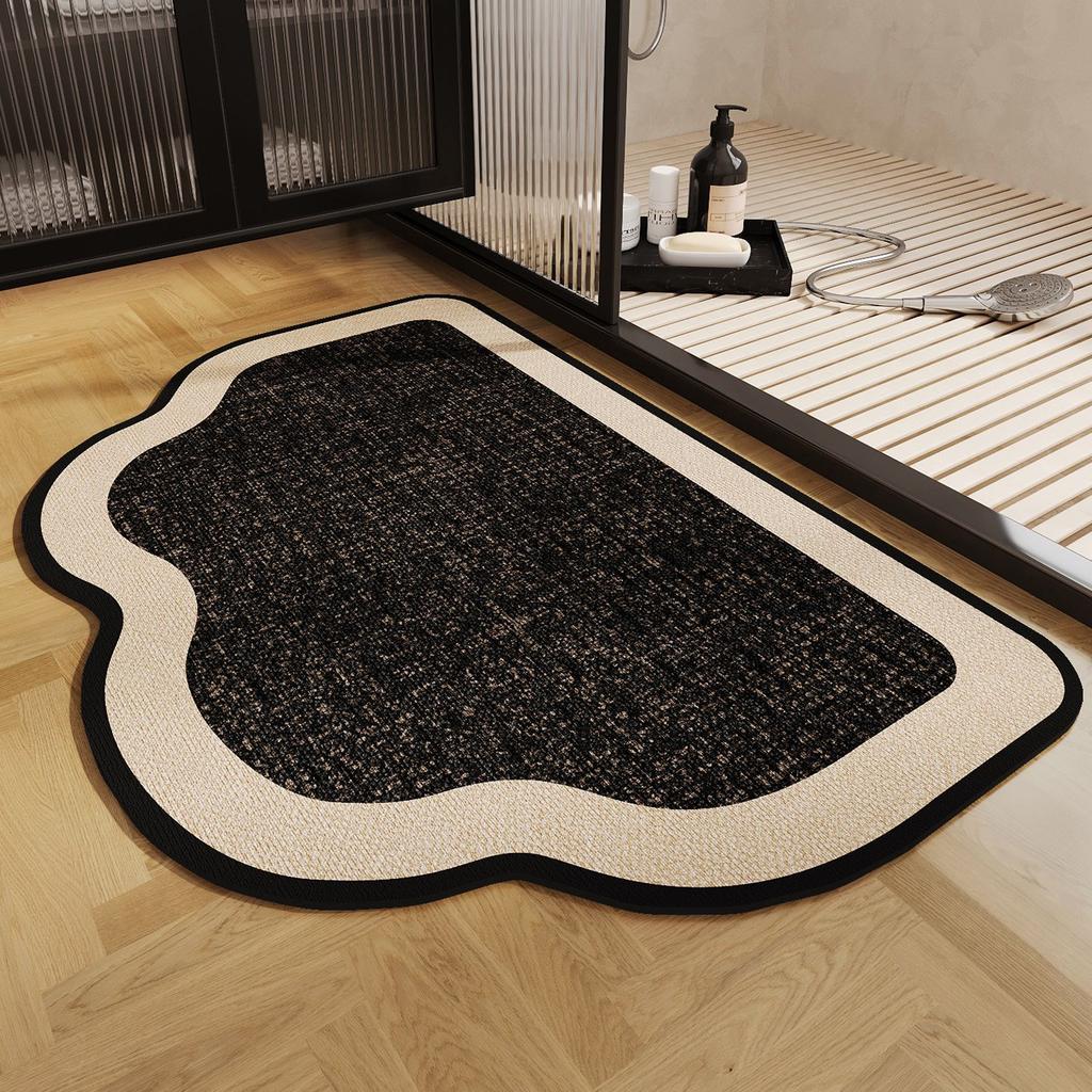 Badezimmermatten Haushalts Anti-Rutsch-Fußmatten Badezimmermatten Sind Schmutzabweisend und Leicht zu Pflegen