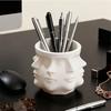 Creative Multi Sided Facial Pen Holder Home Storage Ornament Office Desktop Decoration Ornaments Commemorative Gifts