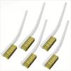 1/3/5pcs Mini Brass Wire Brush Set for Paint & Rust Removal Industrial Metal Polishing Burr Cleaning Tool