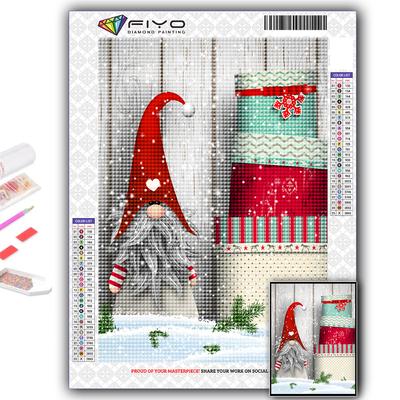 Diamante ricamo albero di Natale Babbo Natale pupazzo di neve 5D pittura diamante fai da te punto croce strass
