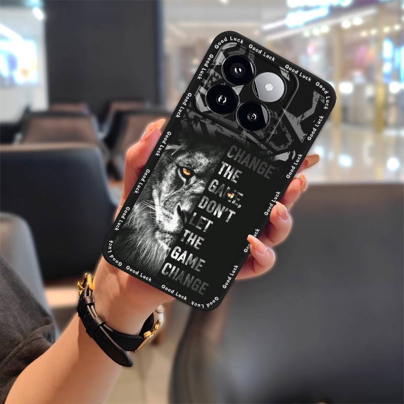 Silicone TPU Phone Case For Xiaomi 14T Pro Cartoon Protective Cute Anti-dust Shockproof Durable Soft Case Graffiti