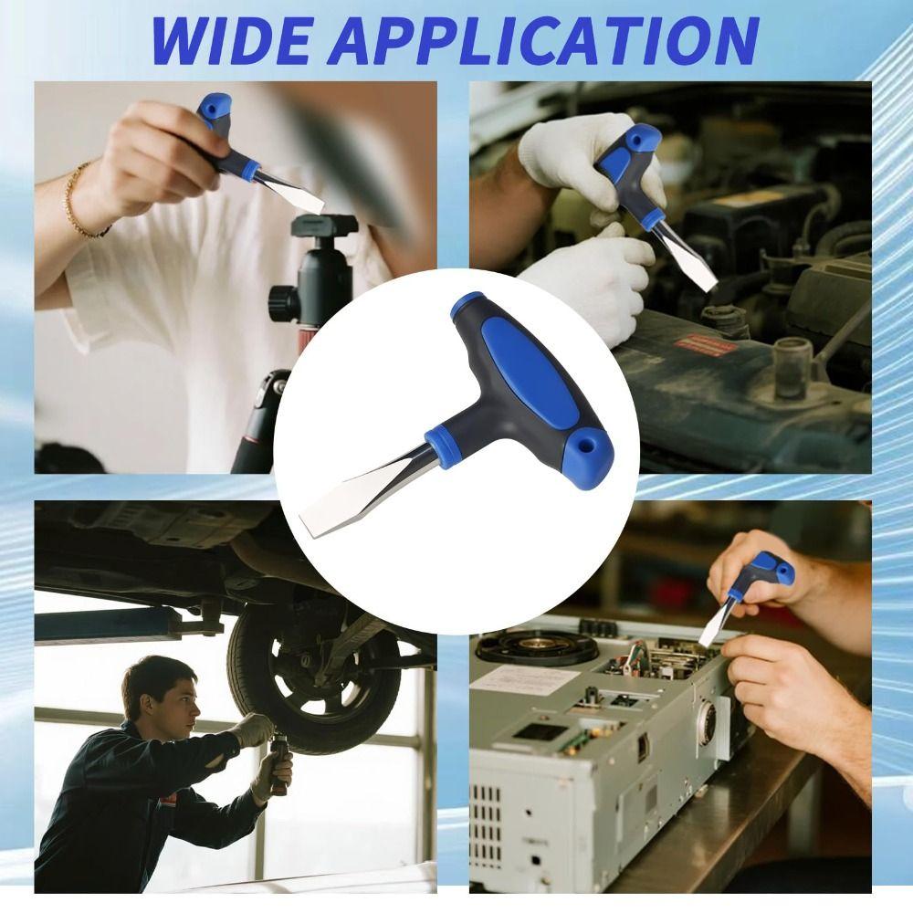 High Carbon Steel Flat Head Screwdriver Wide Flat Head Slotted Screwdriver Ring Doorbell