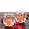 2PCS Vintage Glass Candle Holder Mini Candlestick Holder Candle Stand  Living Room