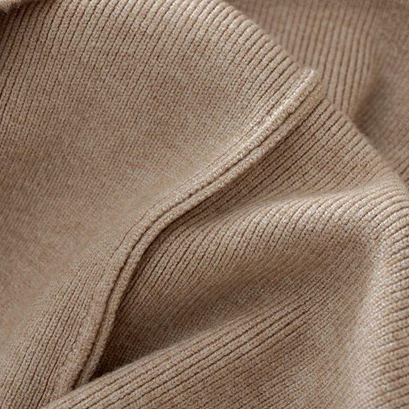 Drape High Waist Wide Leg Pants for Women Autumn Winter Casual Loose Knit Straight Leg Pants Lace-up Women Solid Trousers