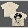 Hot Anime Jujutsu Kaisen Okkotsu Yuta Print T-shirt Men Short Sleeve Clothing Cotton Tshirt Retro Washed T Shirt Male Manga Tops