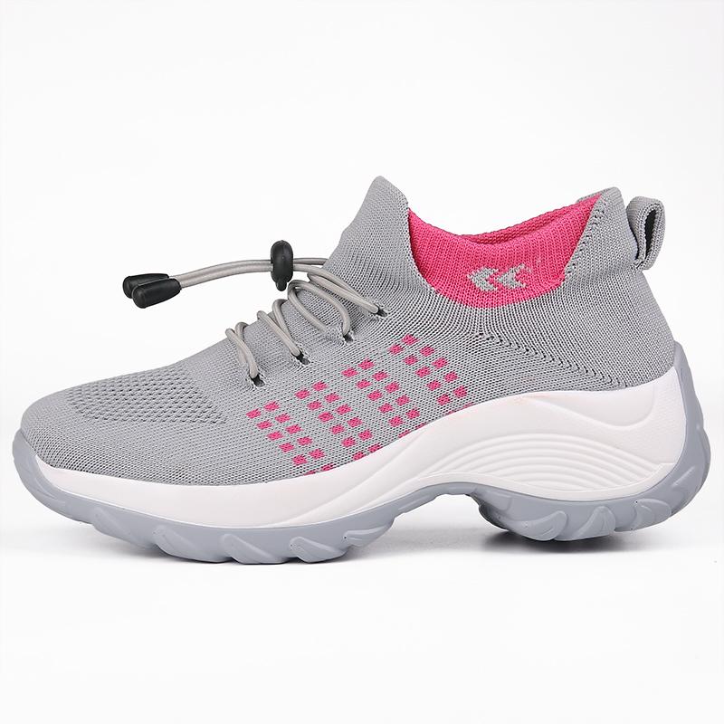 Women's Tennis Shoes Comfortable Sneakers Fashiom Breathable Mesh Sneakers for Women Casual Walking Shoes Platform Sock Sneakers