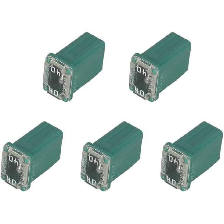 5 PCS 25 Amp Micro Cartridge Fuses - FMM MCASE Fuse for Cars, Trucks, and SUVs