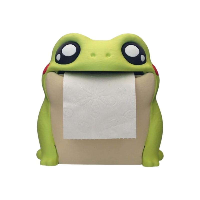 

Frogs Tissue Dispenser Easy to Cleaning Practical Storage Solution for Living Room Bedroom Bathroom Decoration 1