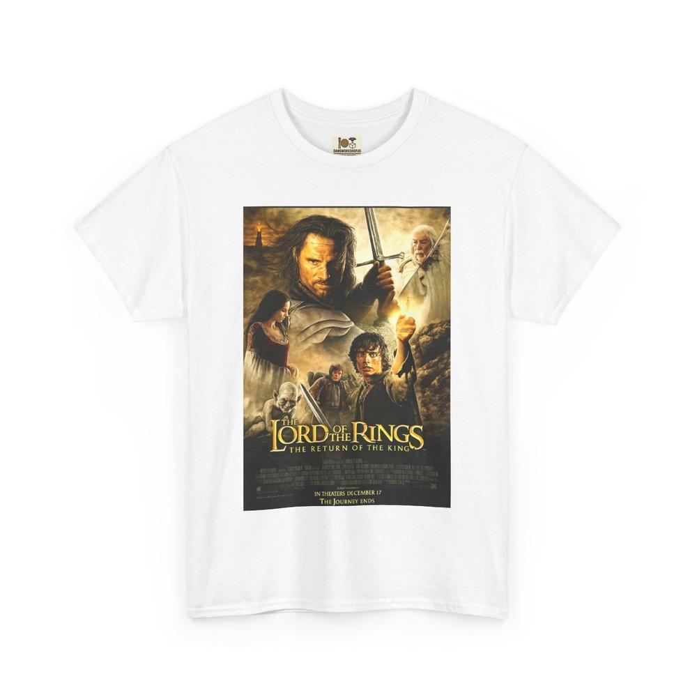 

Lord of the Rings Unisex Heavy Cotton Tee - Movie Tee, Graphic Shirt S