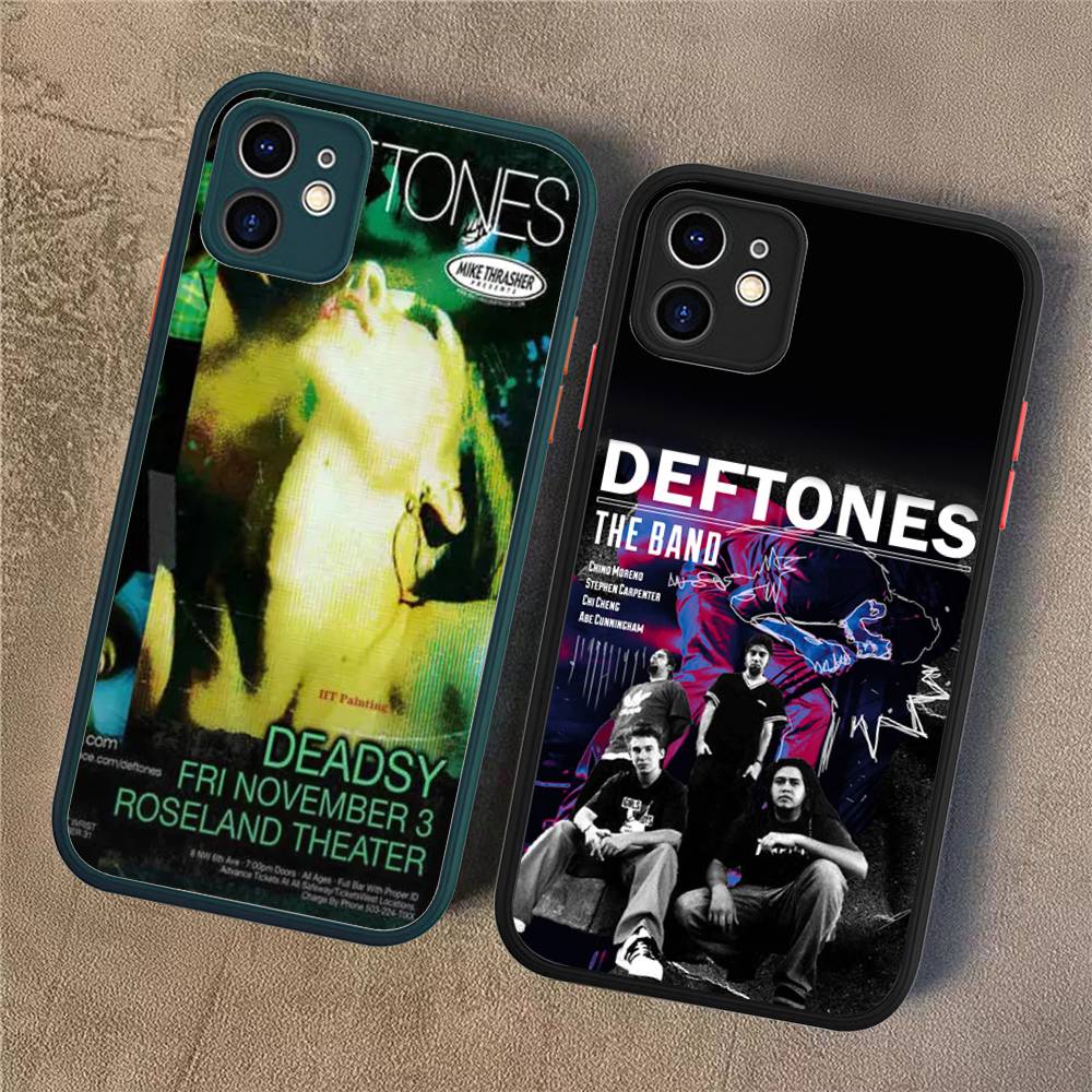 Alternative Metal Band Deftones Phone Case For IPhone 11 12 13 14 15 16 Pro Plus X XS MAX Matte Bumper Shockproof Cover