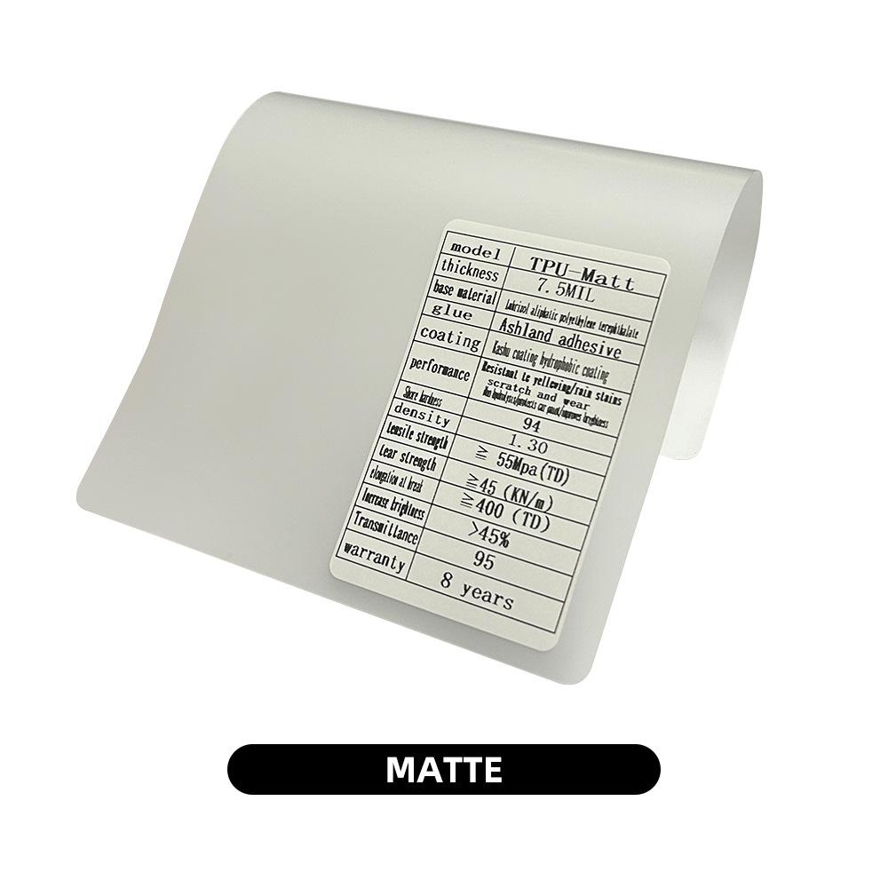 TPU Car Paint Protection Film - Transparent, Hydrophobic, Stain Resistant, Snow-Ready Full Car Cover