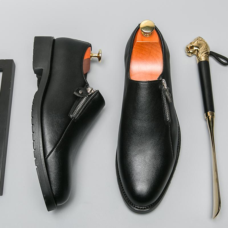 Fashion Leisure Walk Mens Loafers Handmade Leather Man Casual Shoes Comfortable Slip on Flats Classic Moccasins Outdoor Walking Footwear