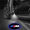 2PCS Lumière d'accueil Logo de porte de voiture LED Lampe projecteur laser Accessoires de voiture Pour BMW M X1 X2 X3 X5 X4 X6 X7 E46 E90 E60 F30 F10