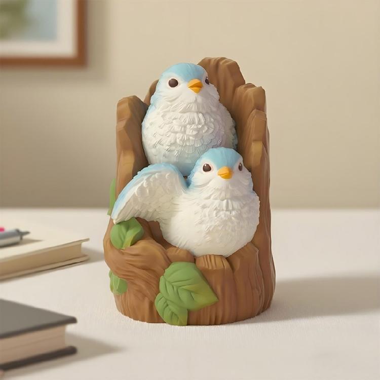 Multipurpose Silicone Mould for Handmade Soaps Candle Realistic Stump Sparrow Texture Designs