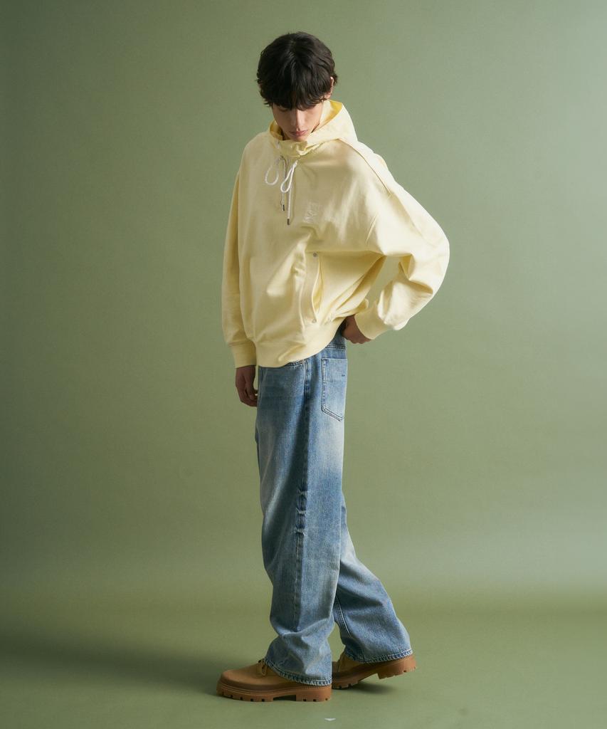 Balaclava Nylon Hoodie Butter Cream