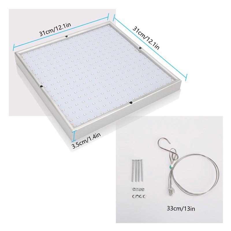 1200w Growing Lamps LED Grow Light 289 LEDS Full Spectrum for Greenhouse Indoor Hydroponic Plant Seedling Flower