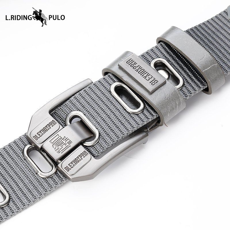 Nylon Canvas Thickened Belt Men's Overalls Belt Pin Buckle Outdoor Leisure Youth Versatile Belt