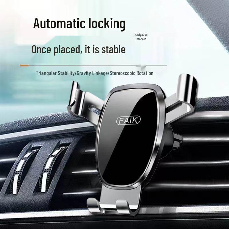 New Car Air Vent Gravity Phone Holder with Mirror Adjustment
